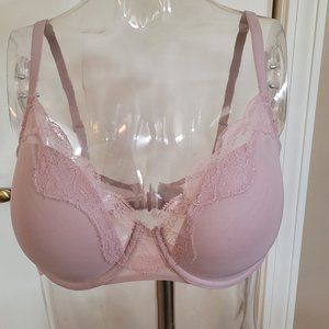 Natori Elusive Full Fit Underwire Contour Bra 34D  Rose Beige
